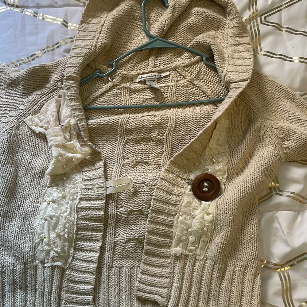 American rag knitted cardigan
